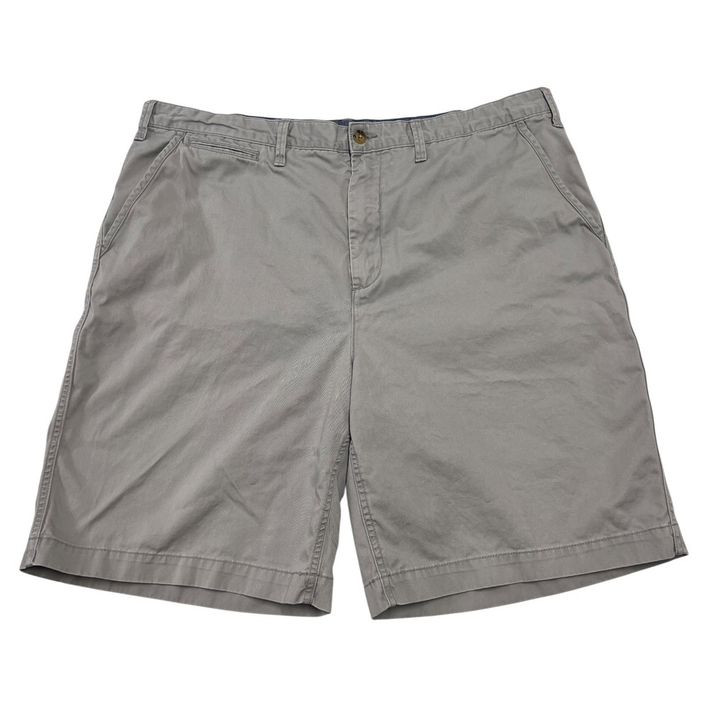 Polo Ralph Lauren Men's Chino Shorts Light Gray Relaxed Fit Size 40 Flat Front
